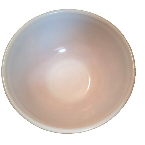 Pyrex Vintage Orange and Brown SWIRL Pattern 2 1/2 QT Mixing Bowl - 403 RARE - Picture 3 of 8